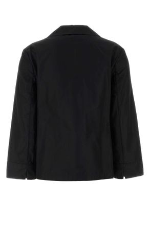 Max Mara 2619191031600 004 Nero Exterior: Cotton Polyester Giacche E Gilet Jacket