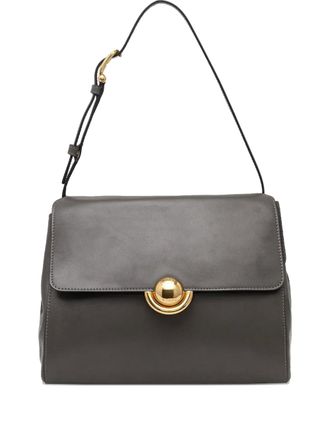 Furla small Domus leather shoulder bag - women - Calf Leather - One Size - Grey