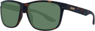 BMW Brown Plastic Mens Sunglasses