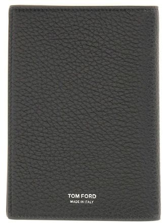 Tom Ford Leather T Card Holder
