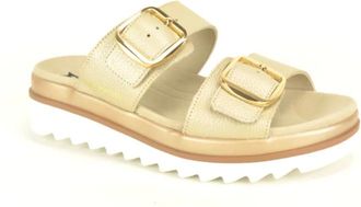 Mephisto Schoenen, Dames, Beige, 38 EU, Muil O.+ 2 Gesp DZ