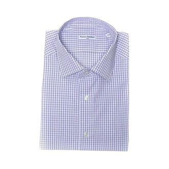 Robert Friedman Formal Shirts, male, Purple, Size: M Slim Fit Dress Shirt