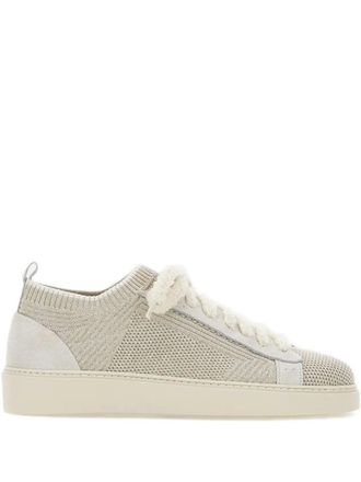 【関税&送料込】Eleventy Sneakers White Eleventy low-top Leather Sneakers | Neutrals | FARFETCH