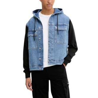 Karl Lagerfeld Heren, Jassen, Blauw, Maat: M Denim