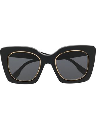 Gucci Occhiali da sole cat-eye - Nero