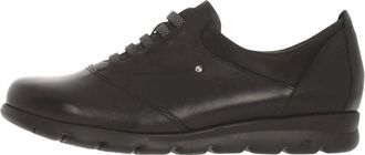 Fluchos Schoenen, Dames, Zwart, 37 EU, Leer, Susan Laced Shoe