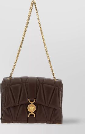 Versace kleio lamb leather shoulder bag