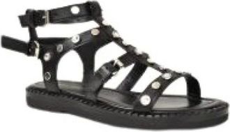 Janet & Janet Schoenen, Dames, Zwart, 36 EU, Schoenen met veters