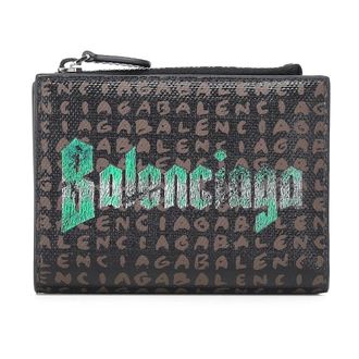 Balenciaga Portemonnees & Kaarthouders - Heren - Accessoires - Bruin - Maat: ONE Size Katoen