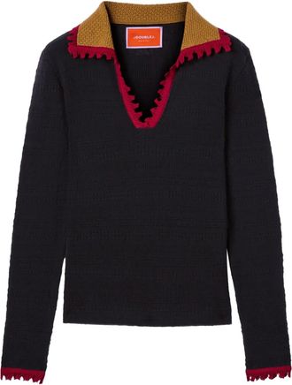 La DoubleJ Maglione in cotone e cashmere - Nero