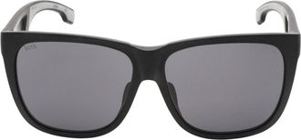 HUGO BOSS zonnebril met grijze glazen en grijze details