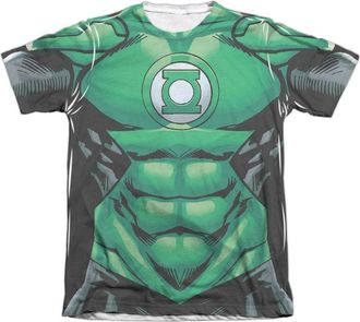 Gildan Green Lantern Uniform Adult Poly/Cotton Short Sleeve Tee / T-Shirt