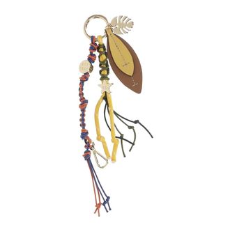 Cuba Lab Keyrings, female, Multicolor, Size: ONE SIZE Leather and Fabric Keyring