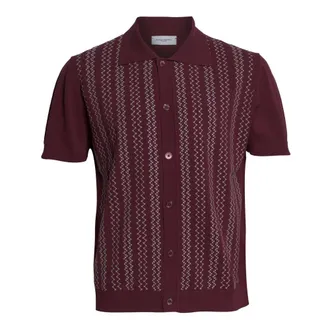 Paolo Pecora Cardigans, male, Brown, Size: 2XL Knit Shirt A048 F900