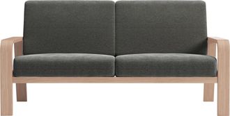 Sit&more 2,5-Sitzer »Kolding« Armlehnen aus Buchenholz in natur, verschiedene Bezüge und Farben