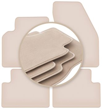 OEM Alfombrillas Beige Premium Para Volvo C30 Hatchback 2006-2012