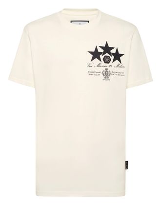 Philipp Plein T-Shirt Ronde Hals Ss Stars