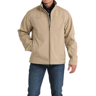 Cinch Bonded Conceal Carry Jacket - Plus In Khaki