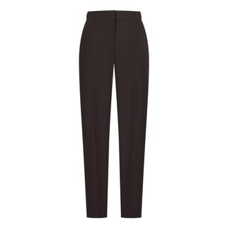 Max Mara Pantalones rectos Mxmacino - Trousers - Mujer - Marr&oacute;n - 2XS