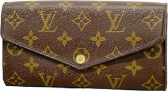 Louis Vuitton Brown Long Wallet (Bi-Fold) (Pre-Owned)
