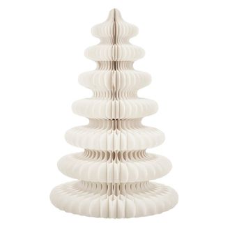 MiCa Decorations &Aacute;rbol de Navidad decorativo de papel blanco Alt. 152