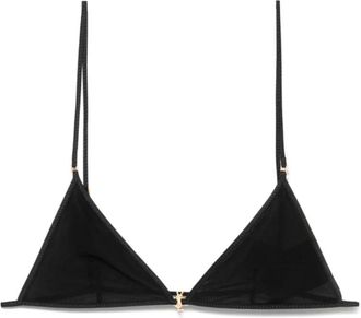 Saint Laurent Bras, female, Black, S, Sheer Bra