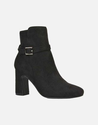 XY London Womens XY London Womens/Ladies Mary Block Heel Ankle Boots - Black - Size: 5