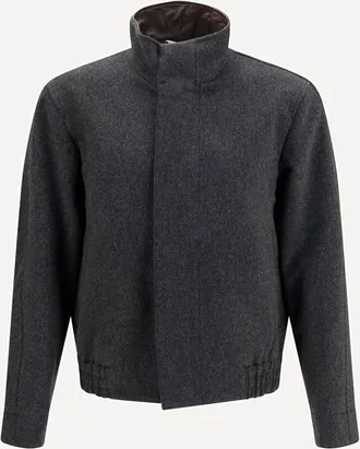 Lardini Wool Bomber Jacket Male 50