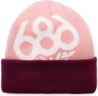 686 Wreath Fleece-Lined Beanie Pink