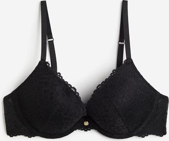H&M Push-up-BH aus Spitze - Schwarz