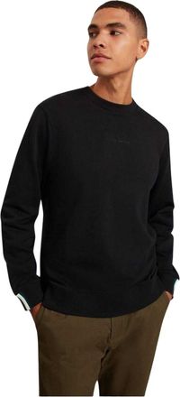 Ted Baker Heren Sweatshirt met ronde hals (Zwart)