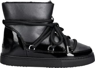 INUIKII Gloss Snow Boots - Dames - Winterlaarzen - Zwart - 37 EU - Wol - Schoenen