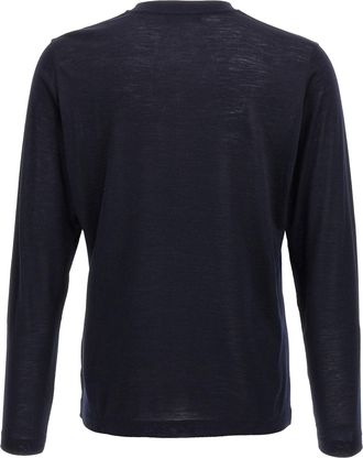 Zanone Virgin Wool T-shirt - Navy