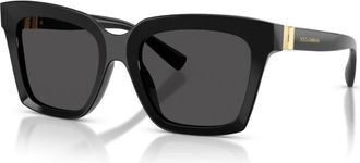 Dolce & Gabbana Zonnebril - Dames - Zonnebrillen - Zwart - 53 MM - Accessoires