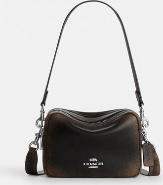 Coach Mini Carey Crossbody Bag In Loved Leather