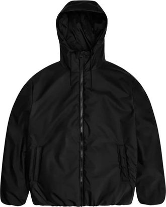 Rains Jassen, Heren, Zwart, L, Rains 15770 Lohja Insulated Jacket W3T1 Black