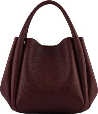 Pourchet Citrouille Handtas - Dames - Handtassen - Rood - ONE Size - Leer - Tassen
