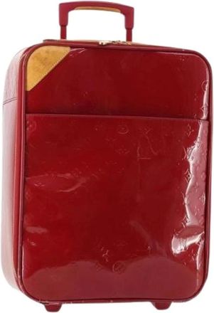 Louis Vuitton Pre-owned Bags, female, Red, Size: ONE SIZE Pre-owned Vintage Suitcase