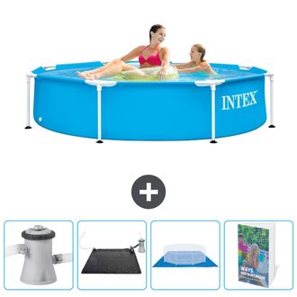 Intex Piscina Con Estructura Redonda - 244x51 Cm - 5-piezas Scb126