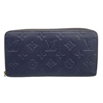 Louis Vuitton Pre-owned Wallets, female, Blue, Size: ONE SIZE Pre-owned Long Wallet (Bi-fold)