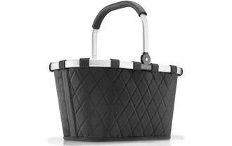 Reisenthel Einkaufskorb REISENTHEL Carrybag, Damen, schwarz (schwarz matt), Polyester, Einkaufsk&ouml;rbe Einkaufskorb, Aus recyceltem Material