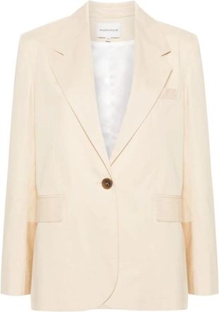Maison Kitsun&eacute; Donna, Giacche, Beige, S, new