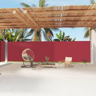 vidaXL Toldo Lateral Retr&aacute;ctil Rojo 200x1200 Cm Vidaxl