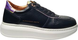 Alexander Smith Pelle Sneaker - Dames - Sneakers - Zwart - 37 EU - Leer - Schoenen