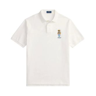 Polo Ralph Lauren Polo Shirts, male, White, Size: XL Polo Ralph Lauren T-shirts and Polos