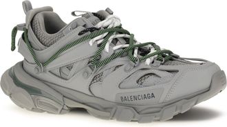 Balenciaga Mens Track Trail Laces Sneakers Gry-Yellow-Wht-Navy Gry/yellow/wht/navy