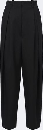 Givenchy Pinch pleated wool wide-leg pants