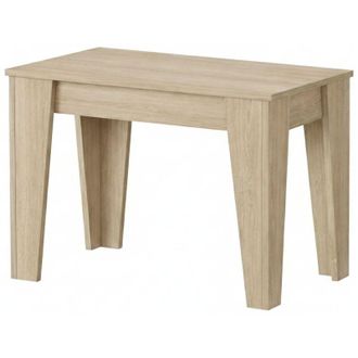Dmora Consolle Allungabile Gizio, Allungabile, 12 Posti, Meccanismo Estensione Allunghe Centrali, 305.6x90x75.2h cm Marrone Olmo
