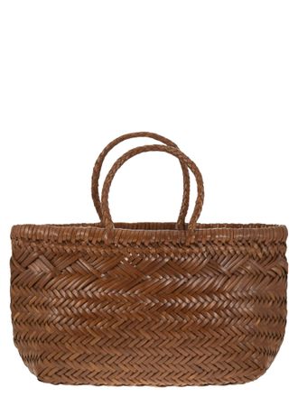 Dragon Dreisprung kleiner gewebter Ledertasche