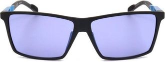 adidas Mens Blue Round Sunglasses SP0058-02V-1